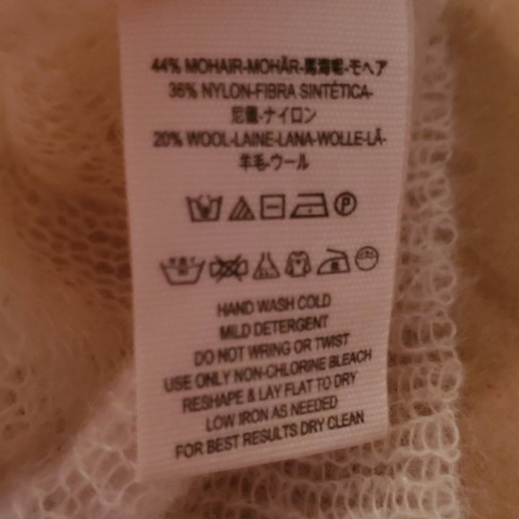 Free People 'Macaroon' Mohair Sweater Medium - Picture 4 of 5